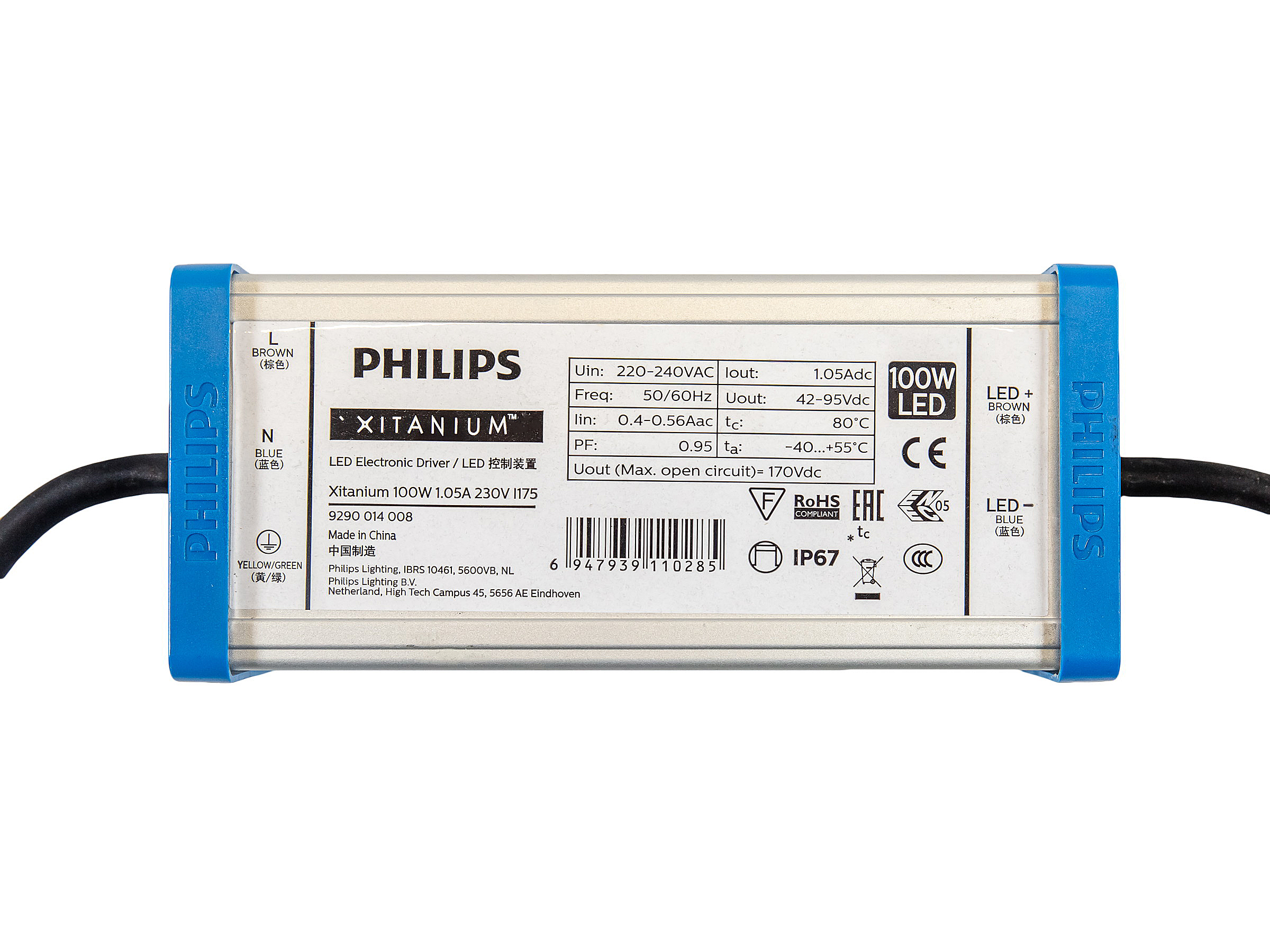 Блок питания PHILIPS Xitanium 100W 1,05A 230V I175 0